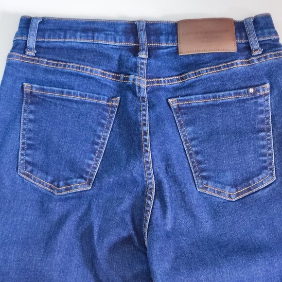 Lucky Brand Charlie jeans high rise boot crop denim blue women's size 6/28 - Picture 4 of 15